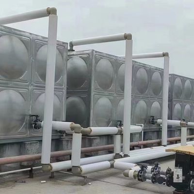 湖南岳阳生活不锈钢生活水箱12*10*4 循环水泵供水设备